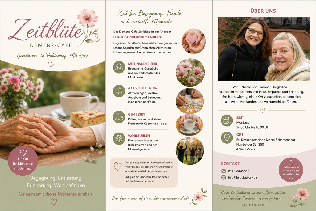 Demenz-Café in Moers - Zeitblüte